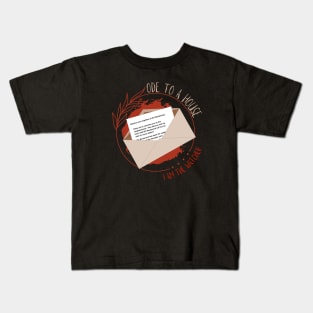 Ode to a House Letter - Watcher Kids T-Shirt